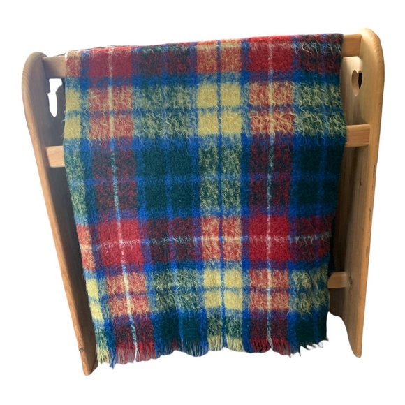 VTG Buchanan Mohair Genuine Clan Tartan 71" x 46" - Picture 2 of 11